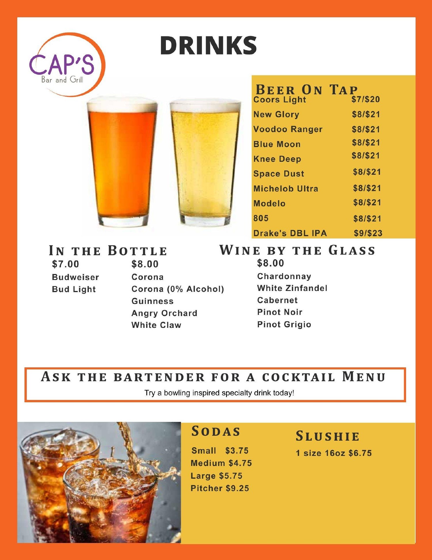 Food Menu, page 4 of 4